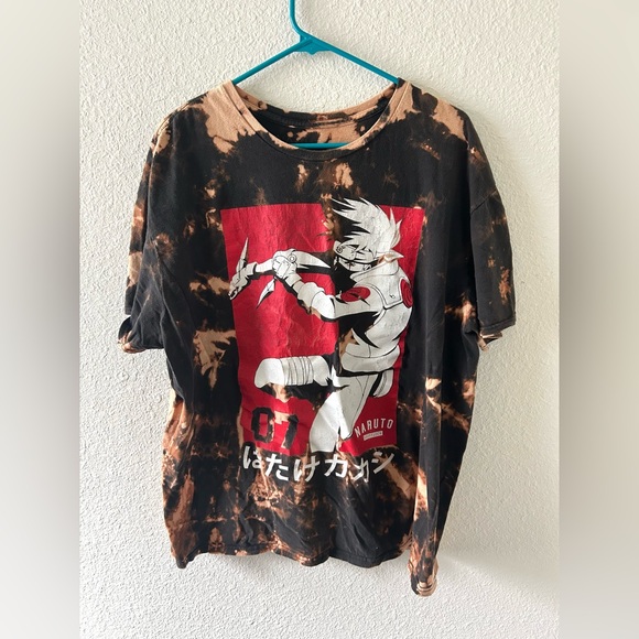 Naruto Graphic Bleach Dye T-Shirt/Size 2 XL - Picture 9 of 9